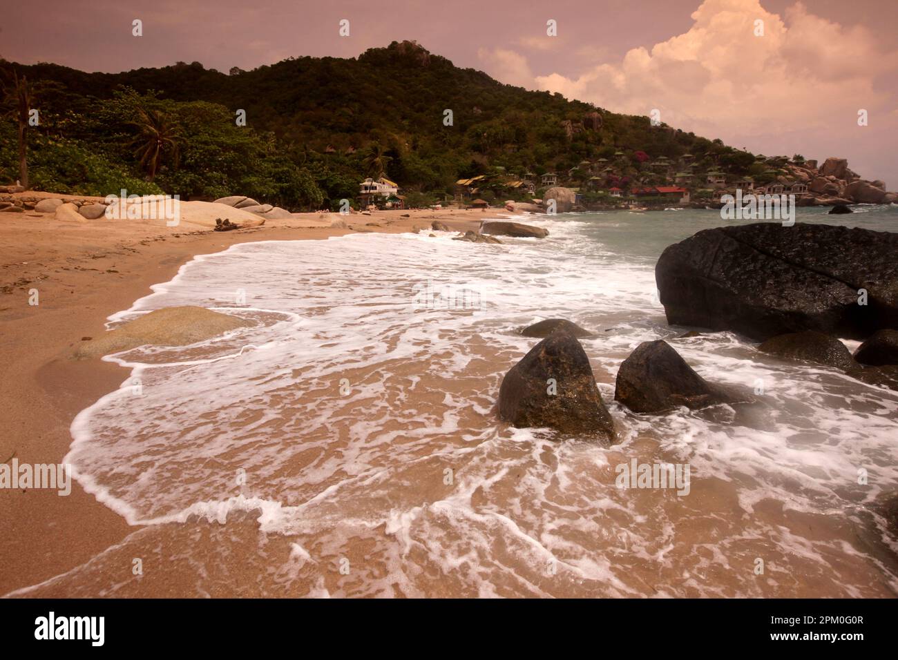 a Beach and Landscape of Ao Tanote Beach on the Ko Tao Island in the
