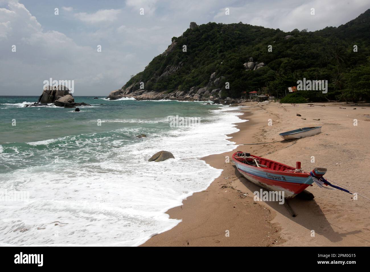 a Beach and Landscape of Ao Tanote Beach on the Ko Tao Island in the