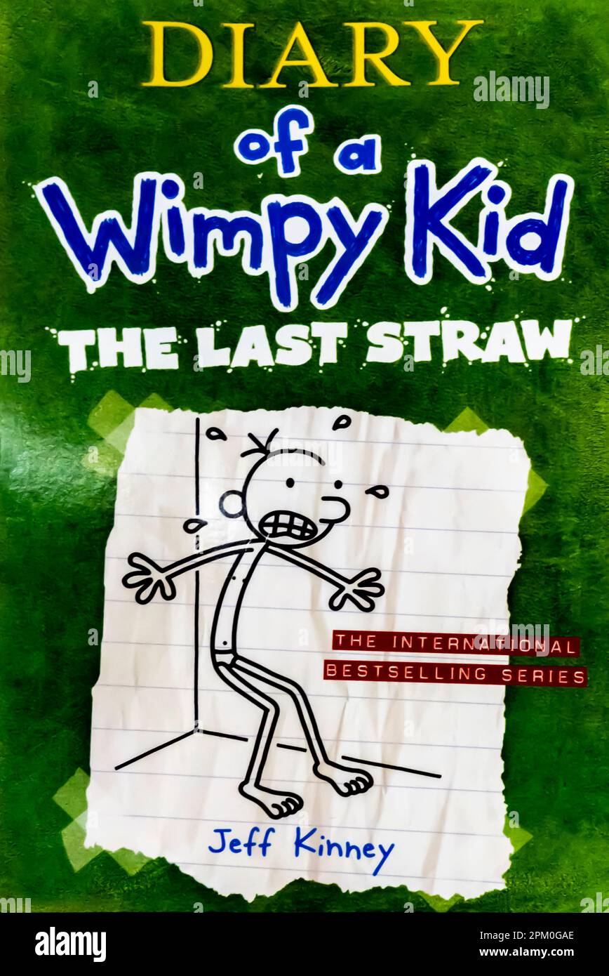 Diary of a Wimpy Kid The Last Straw.. Author Jeff Kinney 2009 US cover