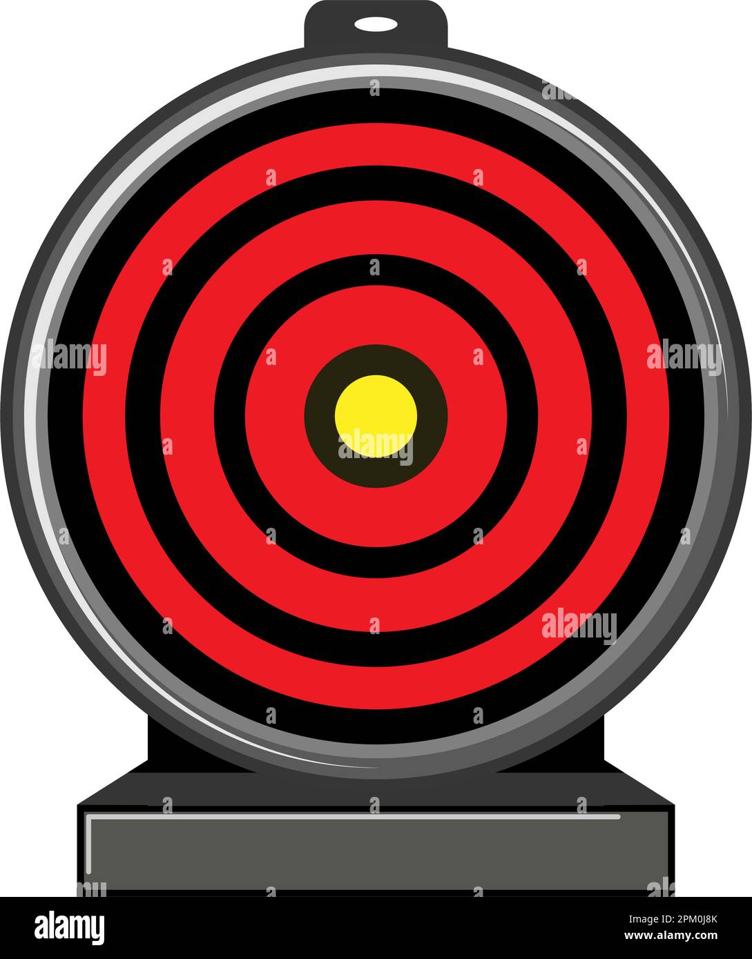 Range Shooting Target Cartoon Vector Illustration Stock Vector Image