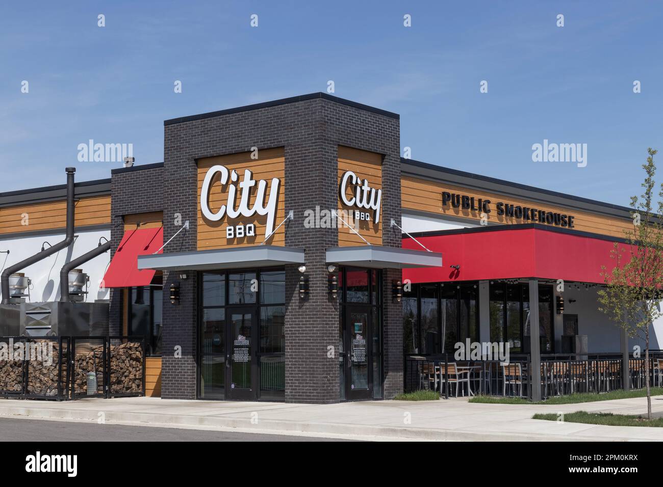 Lafayette Circa April 2023 City Barbeque BBQ restaurant. City