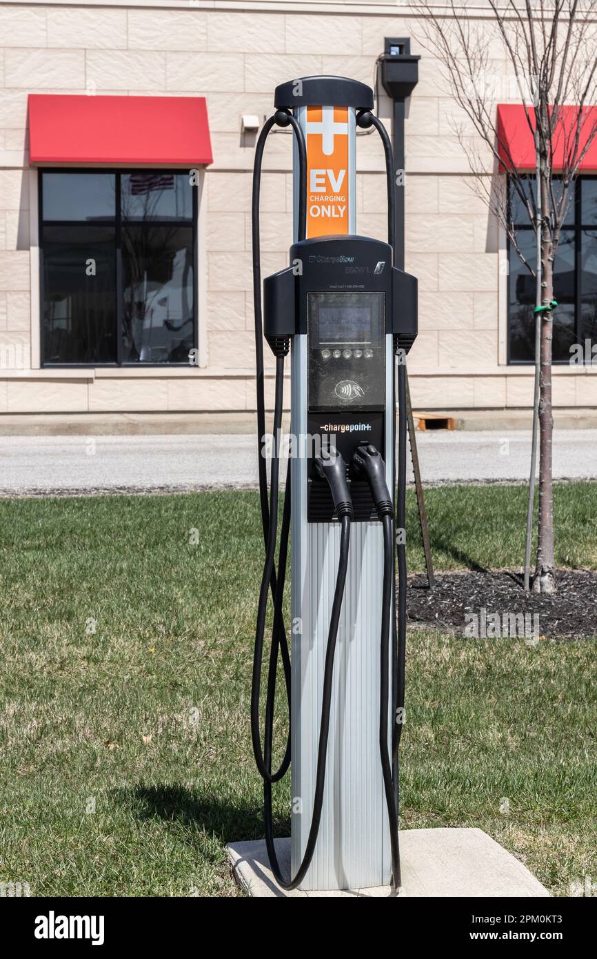 Lafayette Circa April 2023 ChargePoint EV Charging Station
