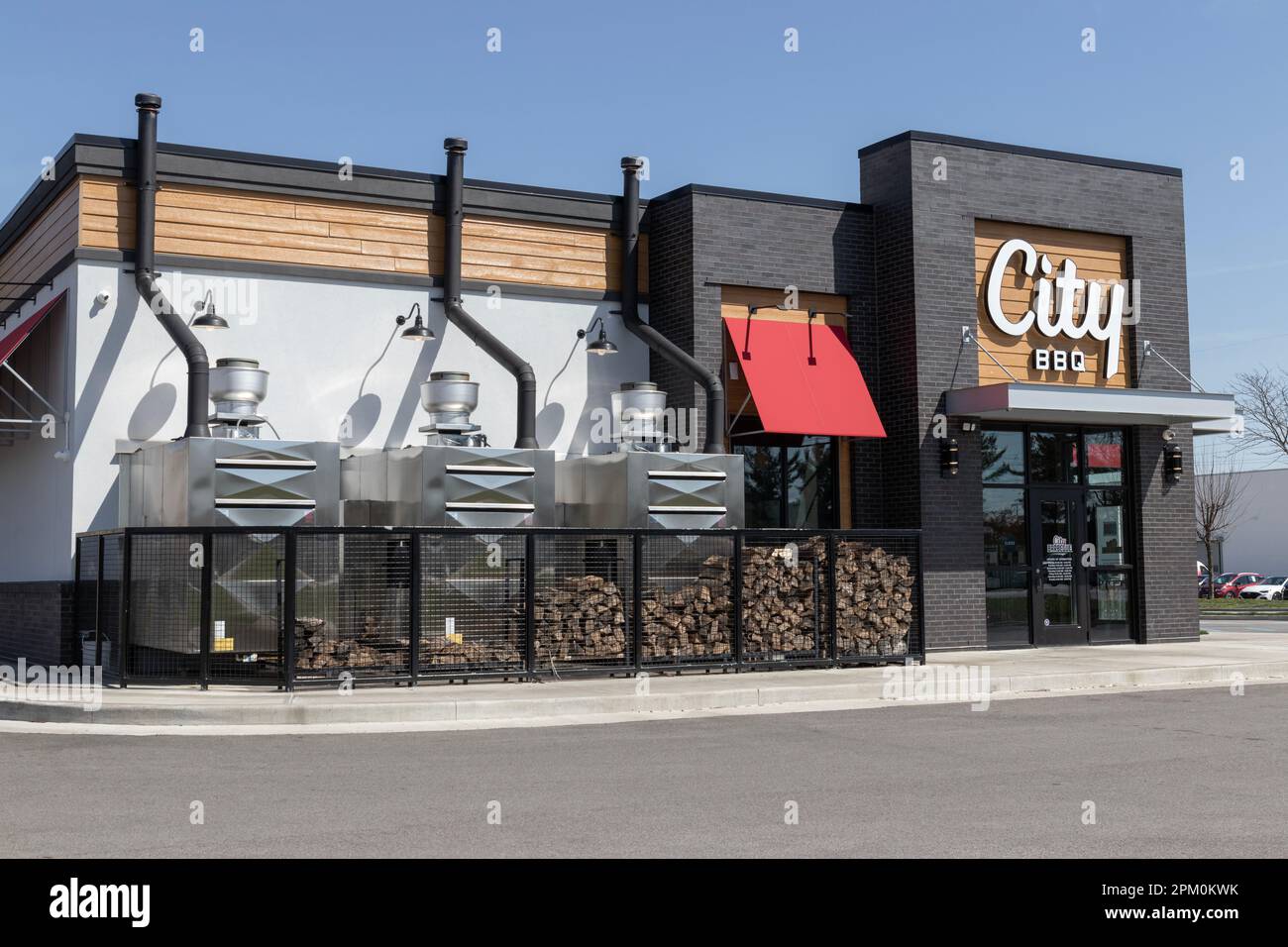 Lafayette Circa April 2023 City Barbeque BBQ restaurant. City