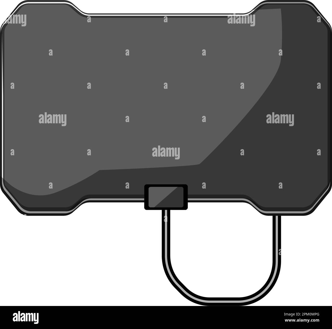 broadcast tv antenna cartoon vector illustration Stock Vector Image ...