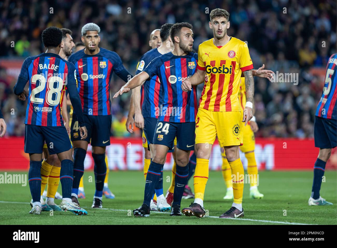 Barcelona, Spain. 10th Apr, 2023. Spanish La Liga soccer match FC