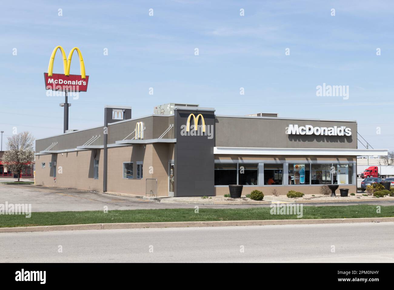 Lafayette Circa April 2023 McDonald's Restaurant. McDonald's is