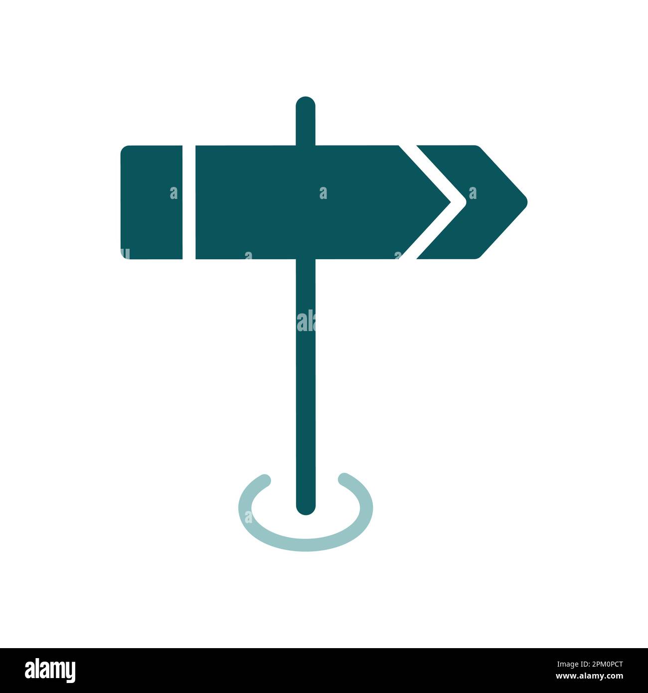 Signpost vector isolated icon. Navigation sign. Graph symbol for travel ...