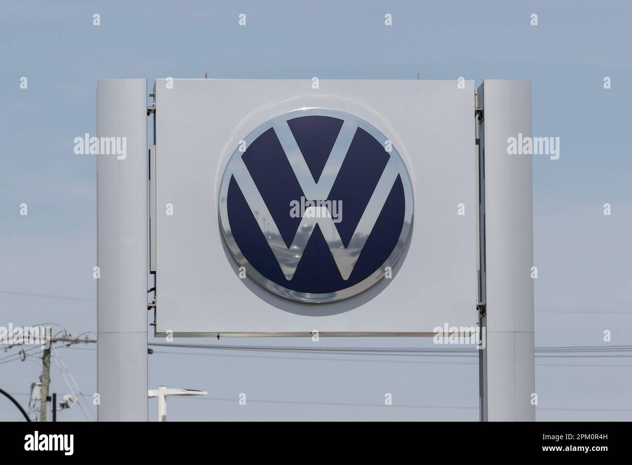 Lafayette Circa April 2023 Volkswagen Car, SUV and EV dealership