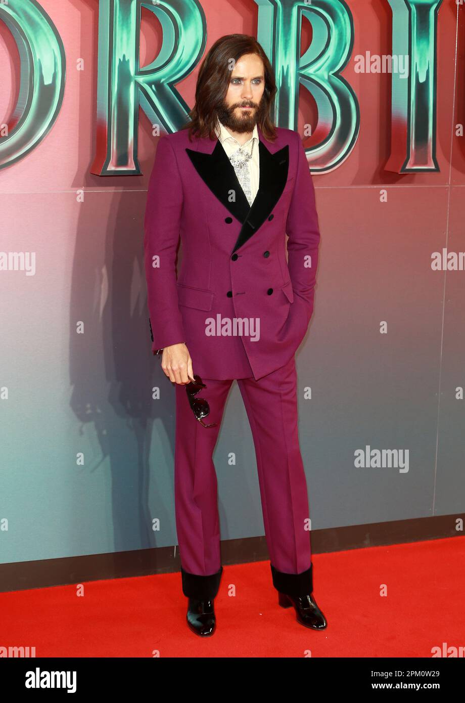 Jared Leto attends the 'Morbius' London fan screening at Odeon Luxe Leicester Square in London. Stock Photo