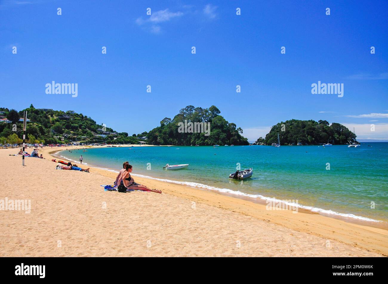 Kaiteriteri Beach, Kaiteriteri, Tasman Bay, Nelson Region, South Island