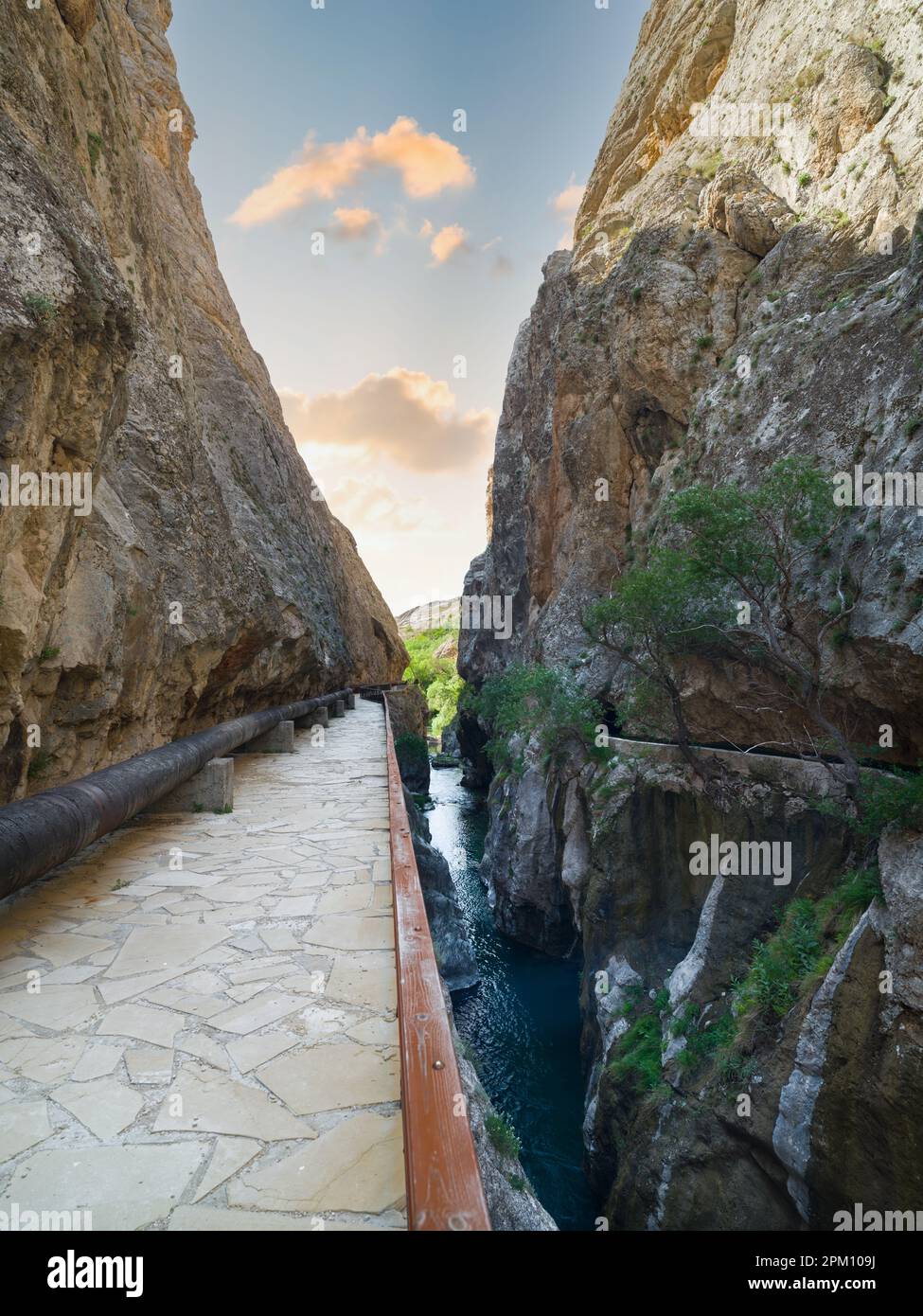 Road to Sugul Canyon. Turkey local travel destinations. Gurun, Sivas, Turkey Stock Photo