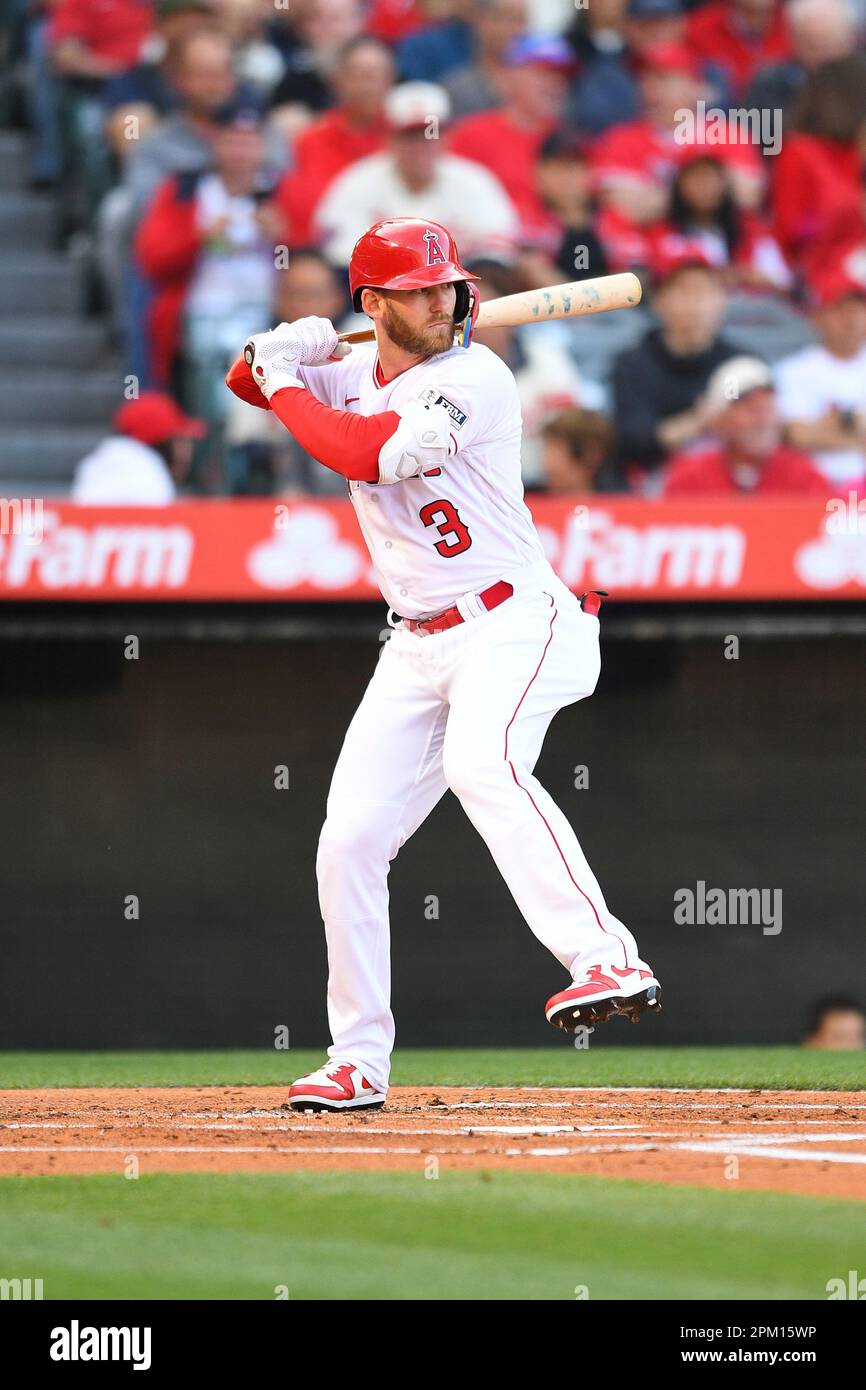 ANAHEIM, CA - APRIL 08: Los Angeles Angels left fielder Taylor