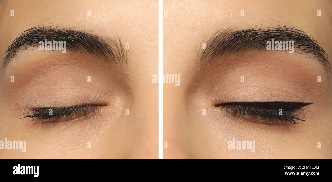 Eyeliner Before And After Asian