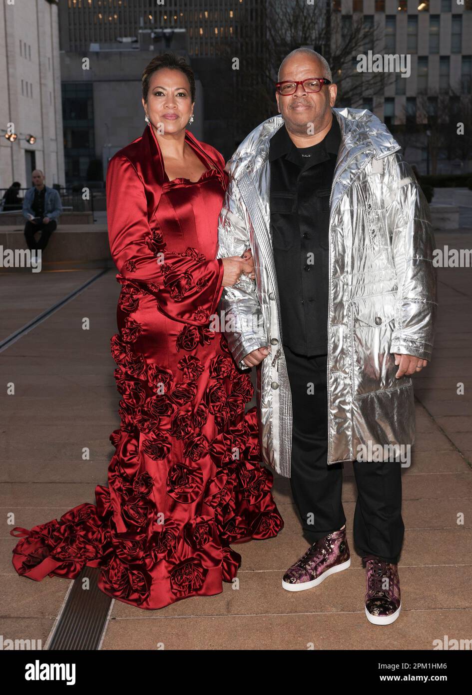 Robin Burgess and Terence Blanchard attend the opening night of Terence