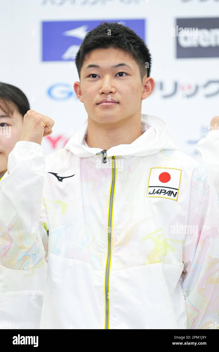 Tokyo, Japan. 10th Apr, 2025. Rikuto Tamai Swimming World Aquatics