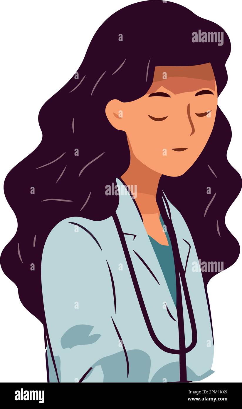 One woman a vector illustration Stock Vector Image & Art - Alamy
