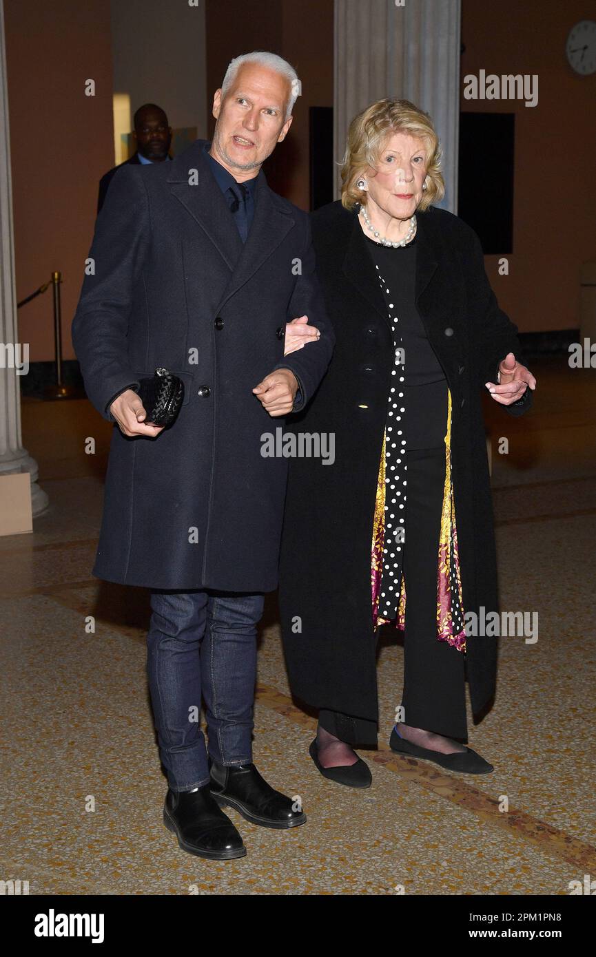 New York, USA. 10th Apr, 2023. (LR) Klaus Biesenbach and Agnes Gund attend the 2023 YoungArts
