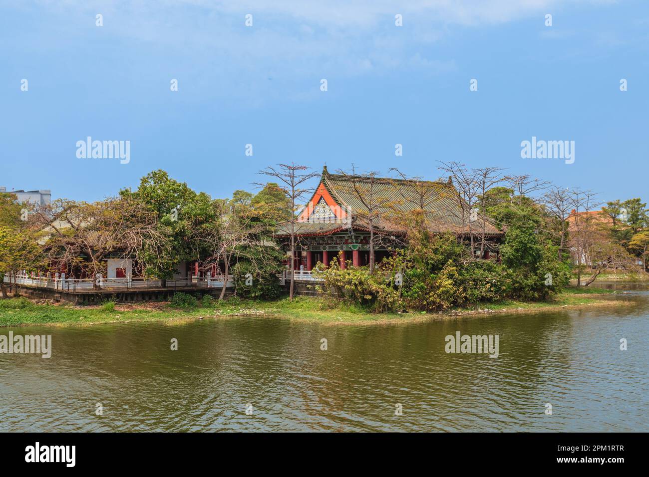 Confucius Temple at Lotus Pond in Kaohsiung, Taiwan Stock Photo