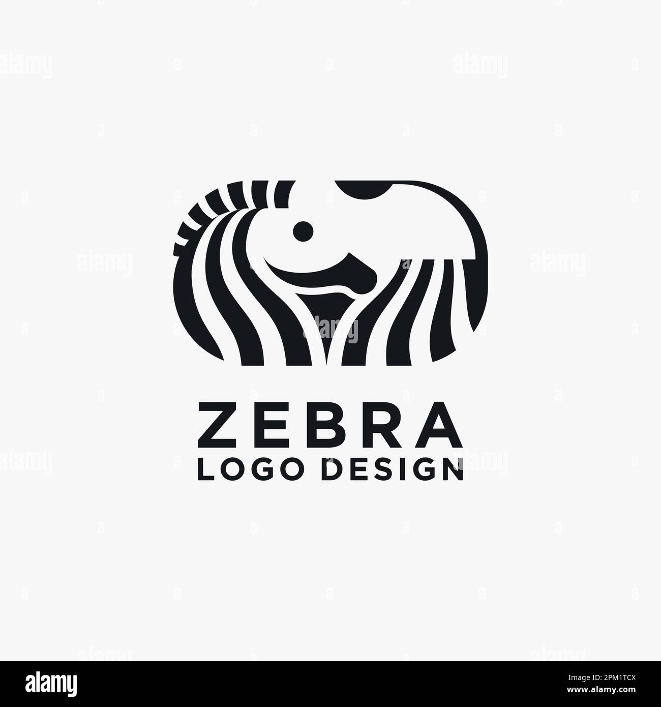 Creative zebra logo design Stock Vector Image & Art - Alamy