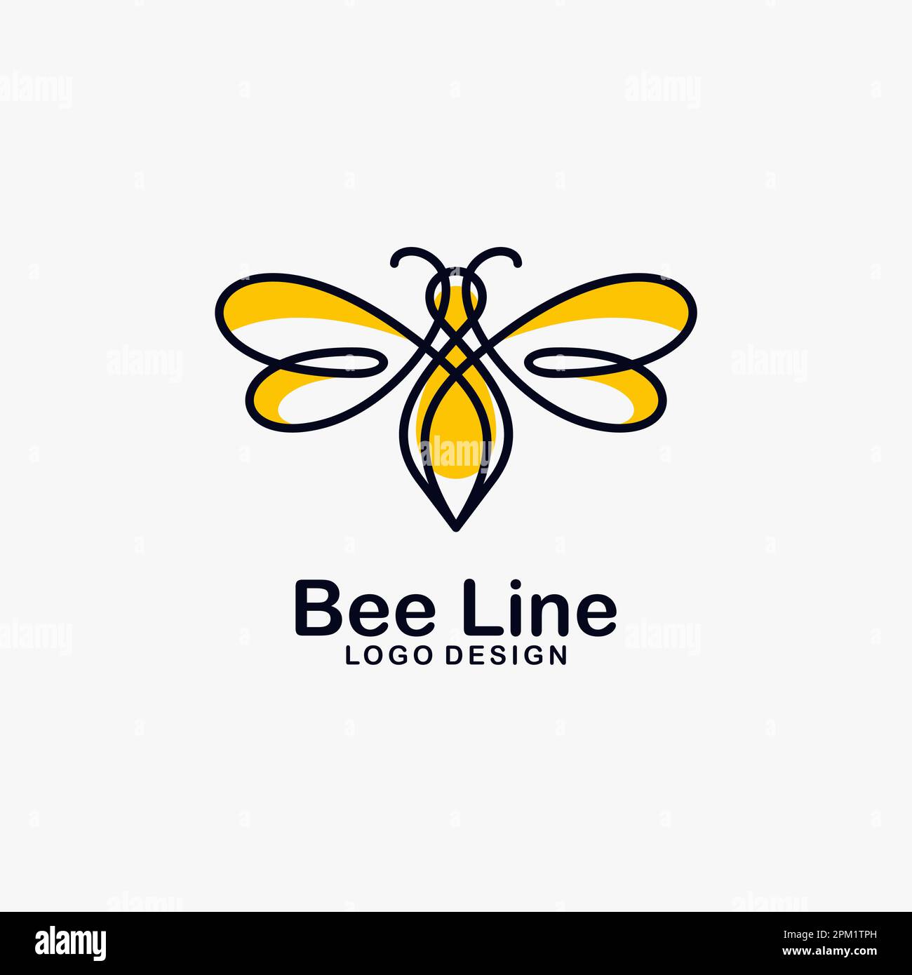 Bees logo Cut Out Stock Images & Pictures - Alamy