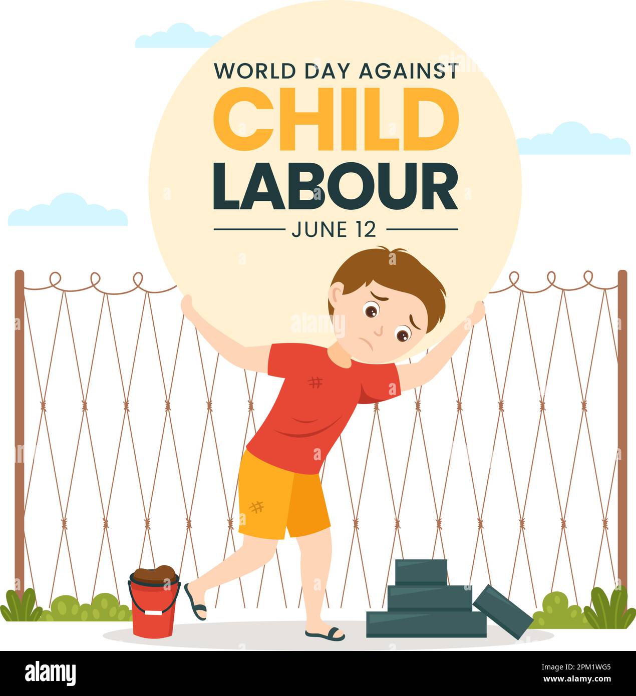 Stop Child Labour Poster For Kids