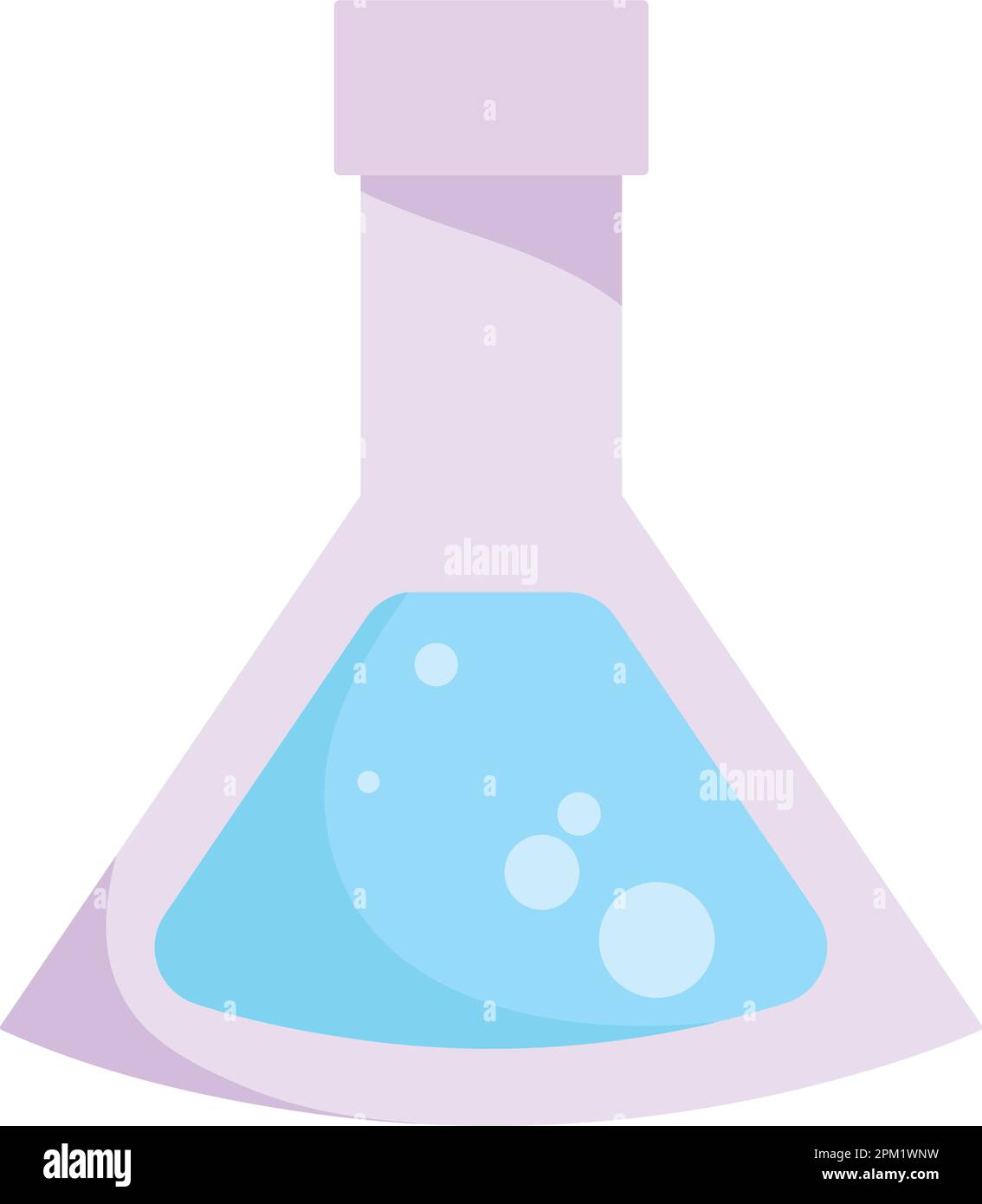 Science experiment laboratory flask Stock Vector Image & Art - Alamy