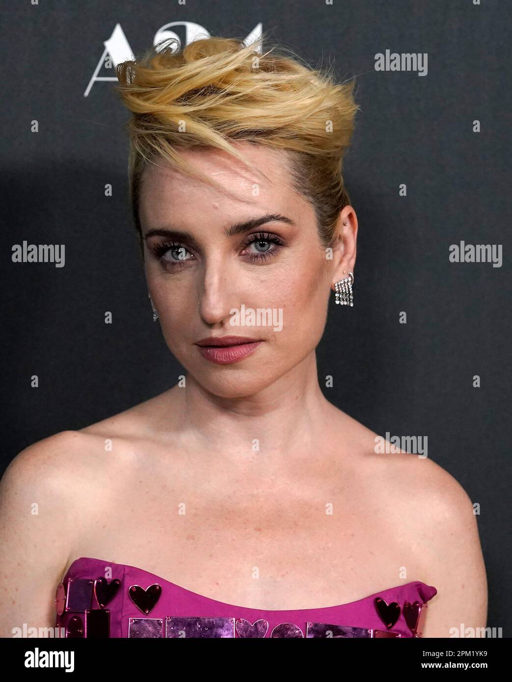 Zoe Lister-Jones poses at the premiere of the film 