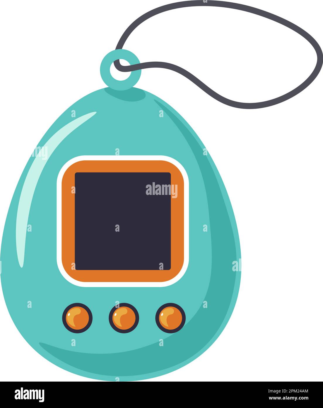 Retro old school games, tamagotchi digital pet Stock Vector Image & Art