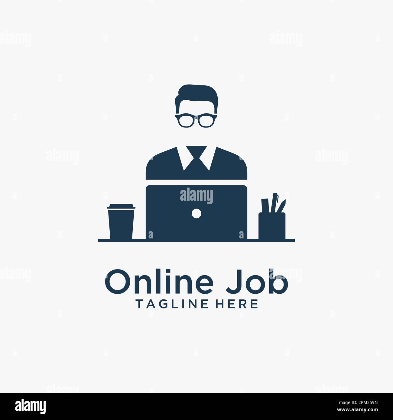 people-and-notebook-for-online-job-logo-design-stock-vector-image-art