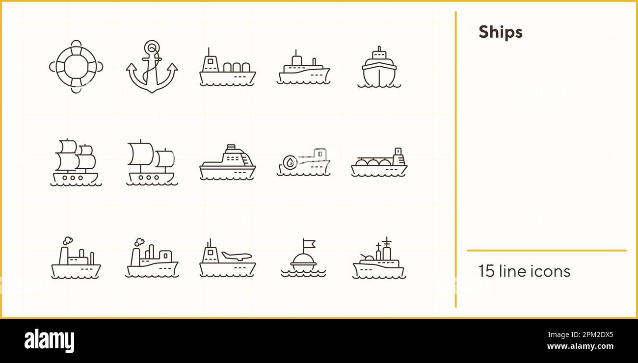 Map of cruise ships on ocean hi-res stock photography and images - Alamy