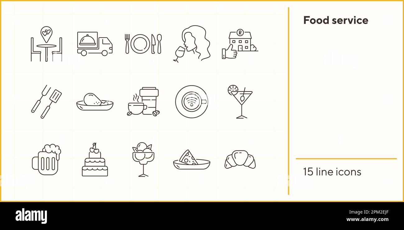 Food bar graph Stock Vector Images - Alamy