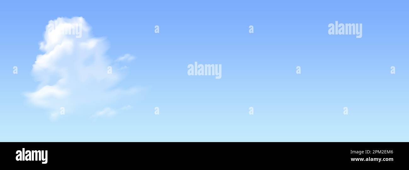 blue sky cloud banner Stock Photo Alamy