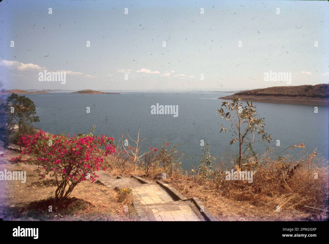 The Ukai Dam, constructed across the Tapti River, is the second largest