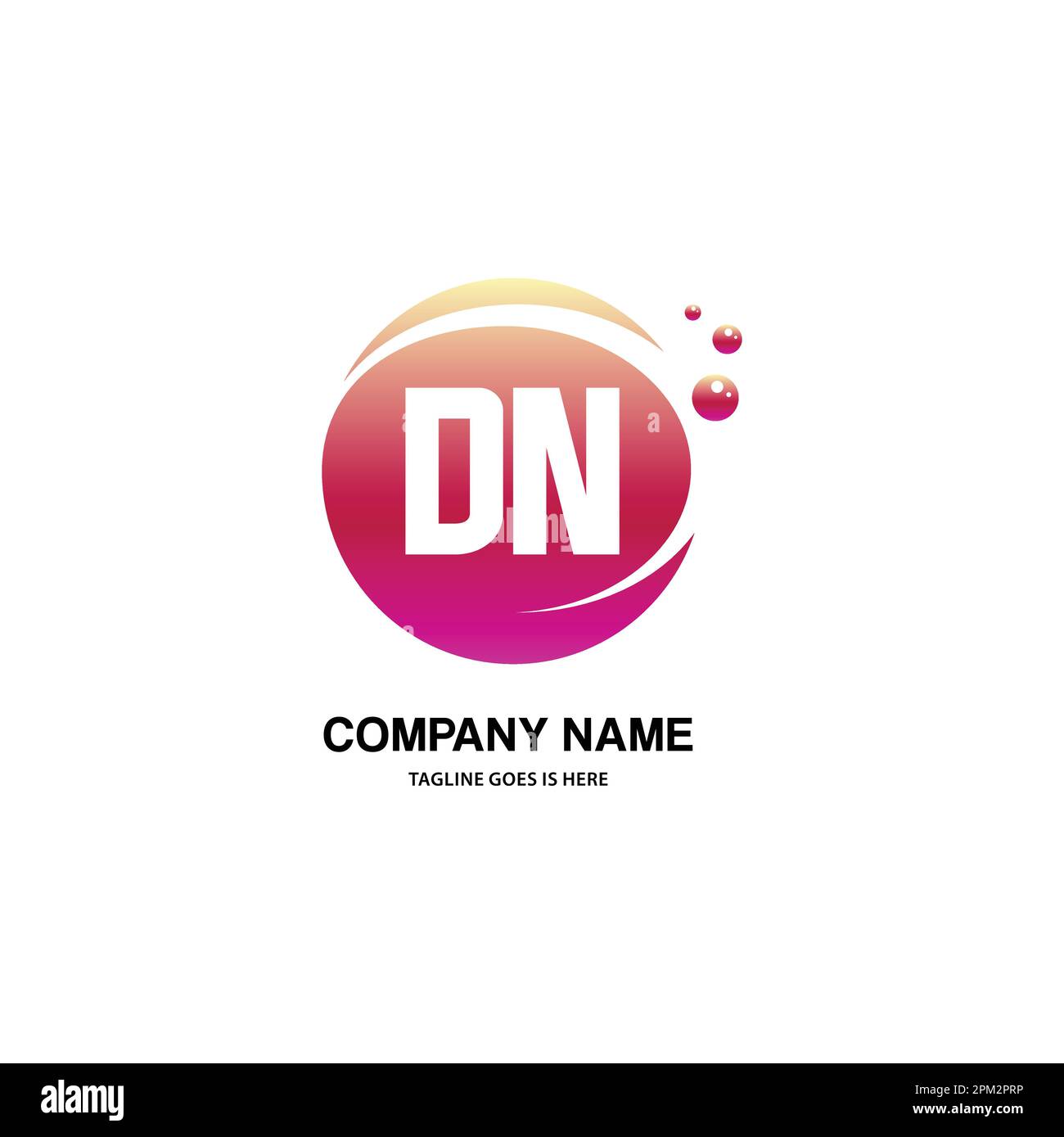 initial logo With Colorful Circle template vector Stock Vector Image ...