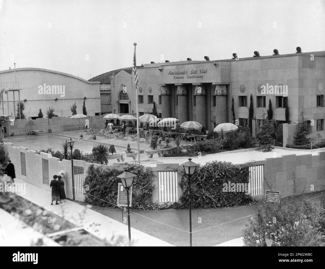 Ambassador hotel los angeles 1920s hi-res stock photography and images