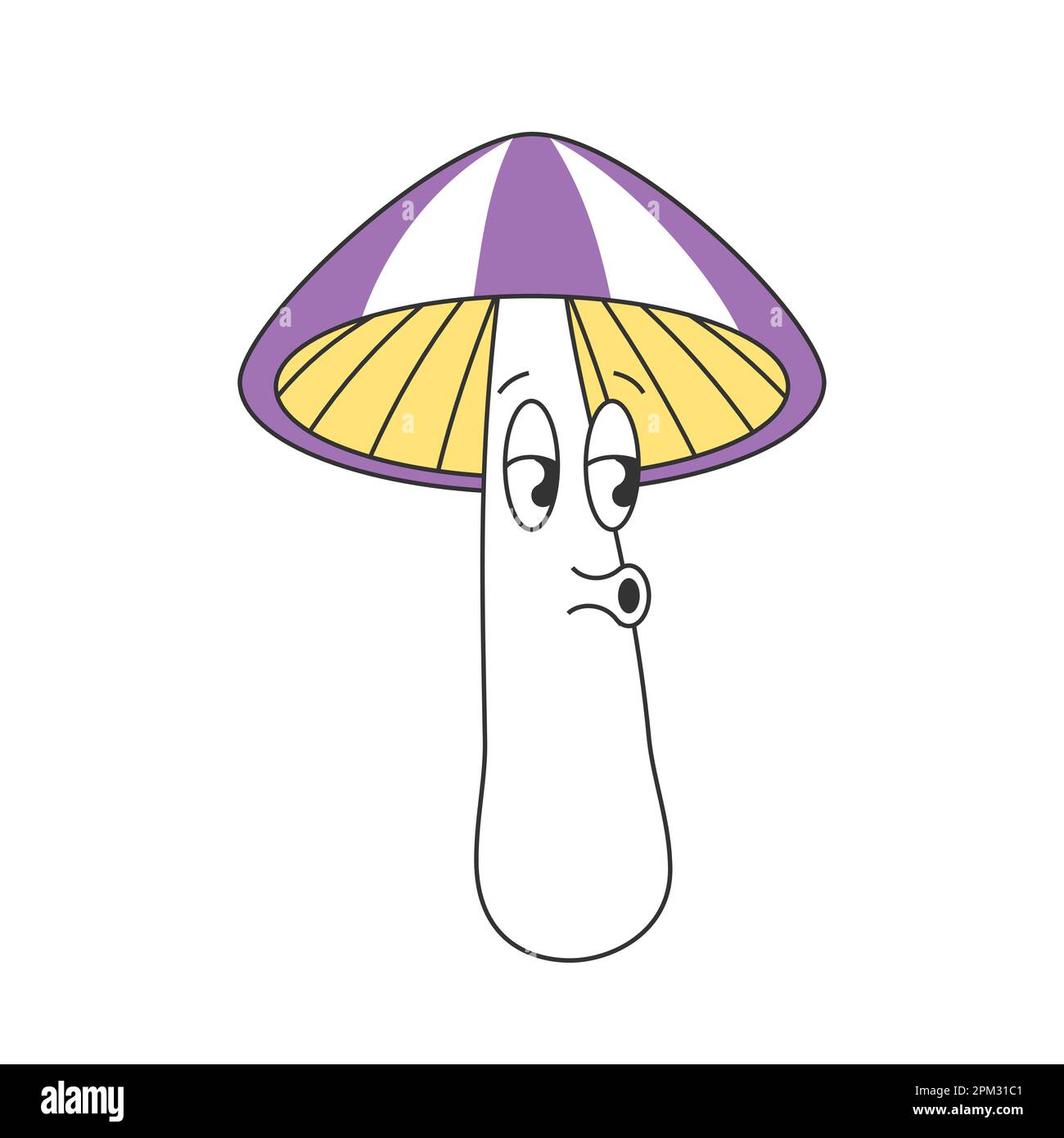 Trippy Cartoon Mushrooms