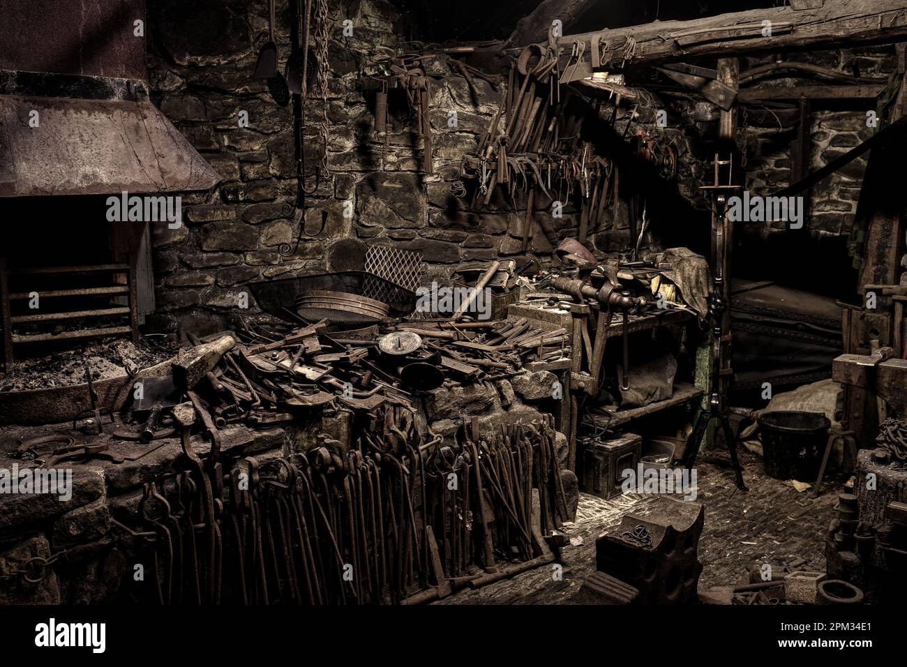 The blacksmith's at The Museum of Welsh Life, St Fagans