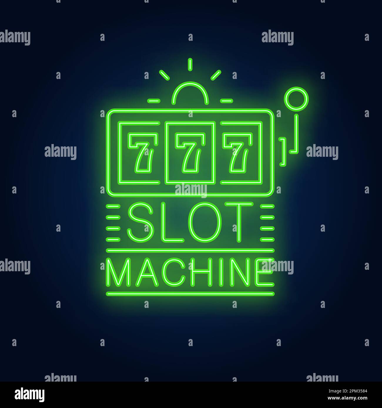 Vintage slot machine Stock Vector Images - Alamy