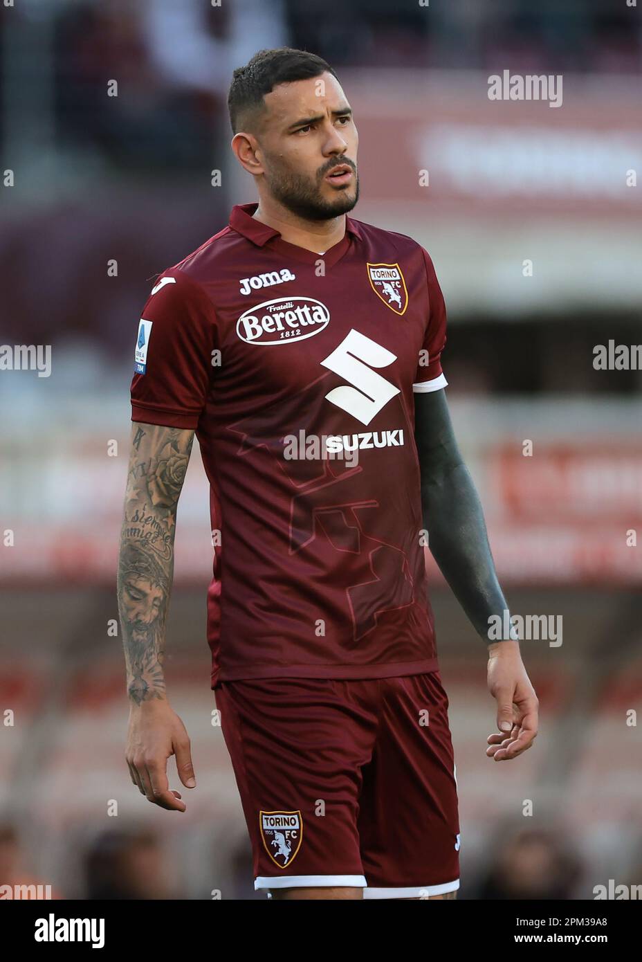 February 20, 2023, Torino, Piemonte, Italy: Olimpic Stadium Grande Torino,  20.02.23 Antonio Sanabria (9 Torino FC) celebrates the goal during the  Serie A match Torino FC v US Cremonese at Olimpic Stadium