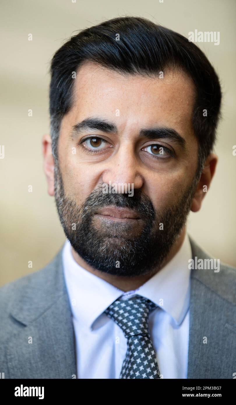 Humza New First Minister Humza Yousaf during a visit to tidal energy company Nova ...