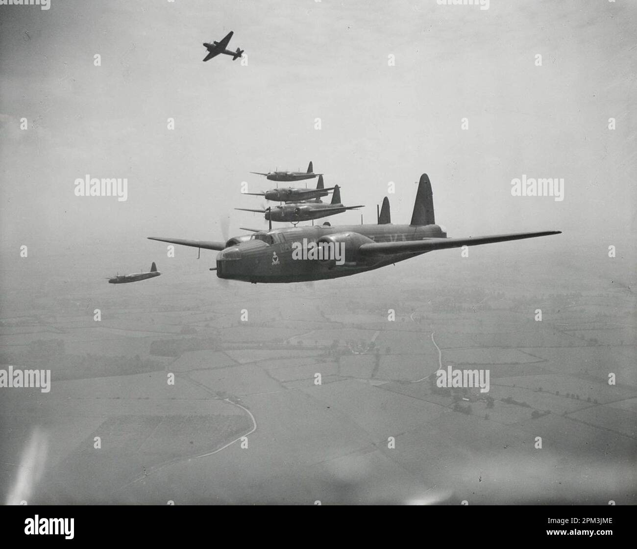 World War II Wellington bombers Stock Photo