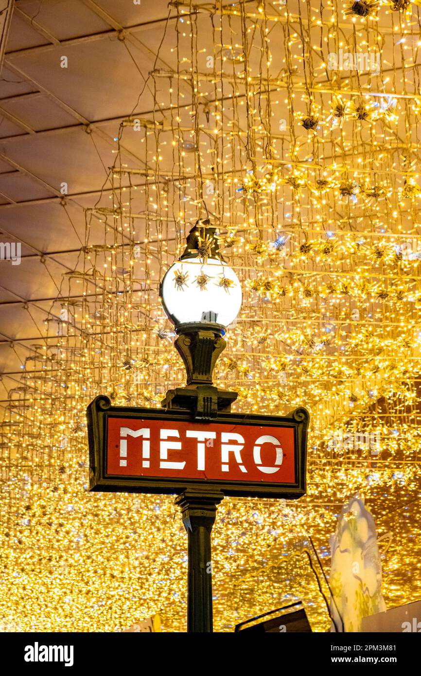 Havre caumartin metro station hi-res stock photography and images - Alamy