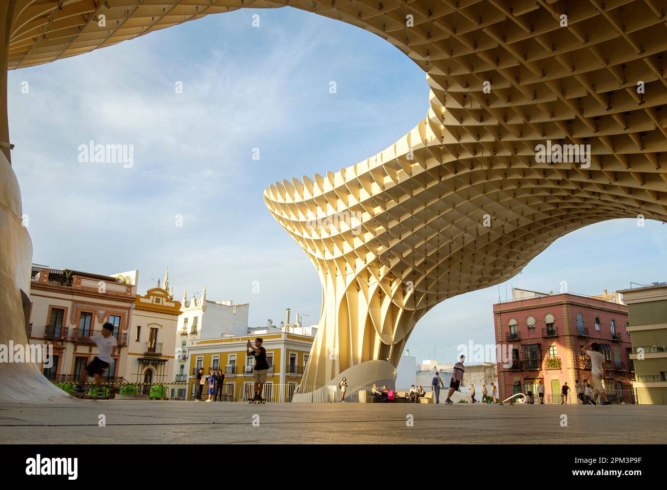 Seville Spain Setas de Sevilla or Metropol Parasol also known as 'The