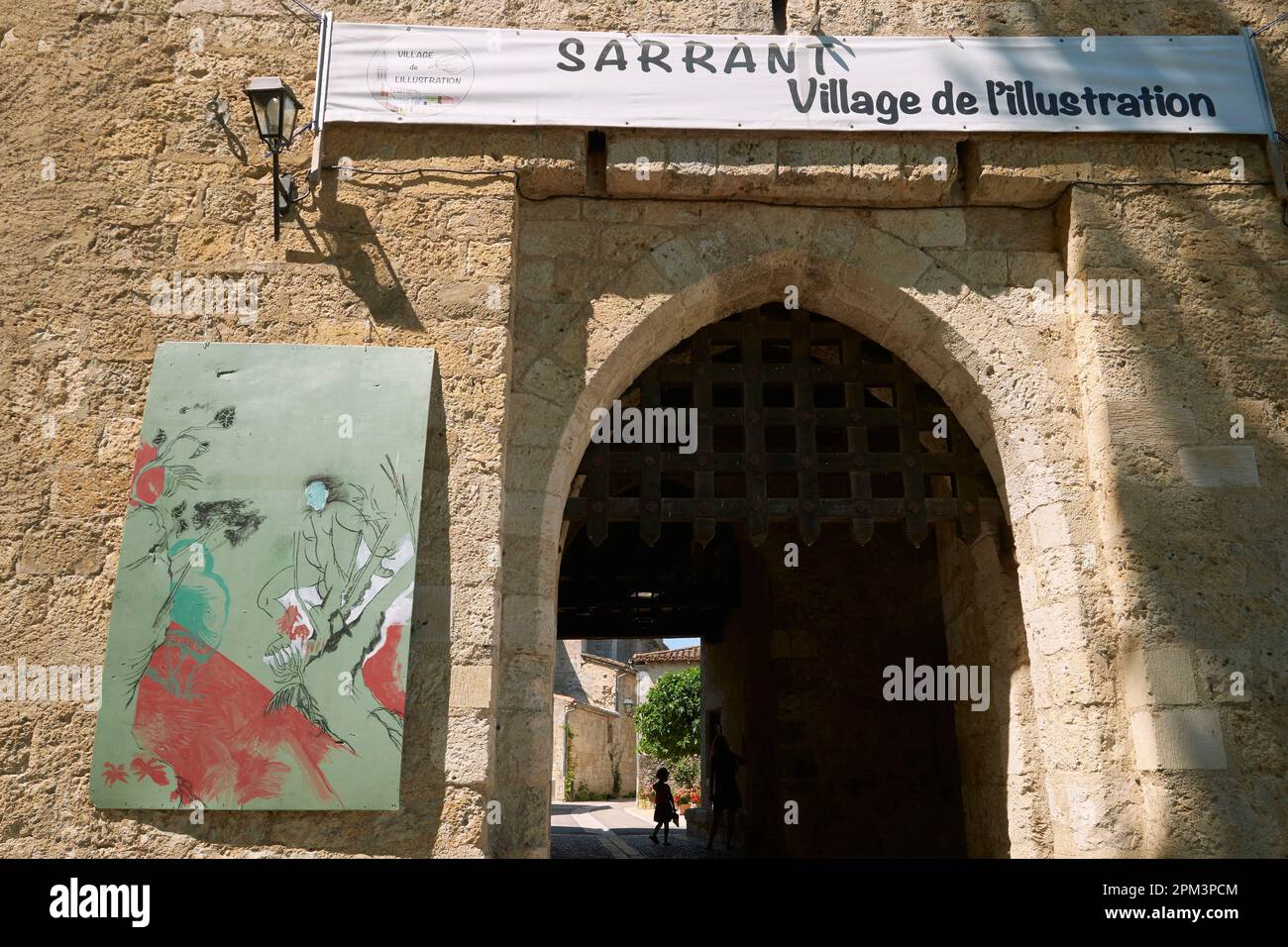 France, Gers, Sarrant, one of the most beautiful villages in France ...