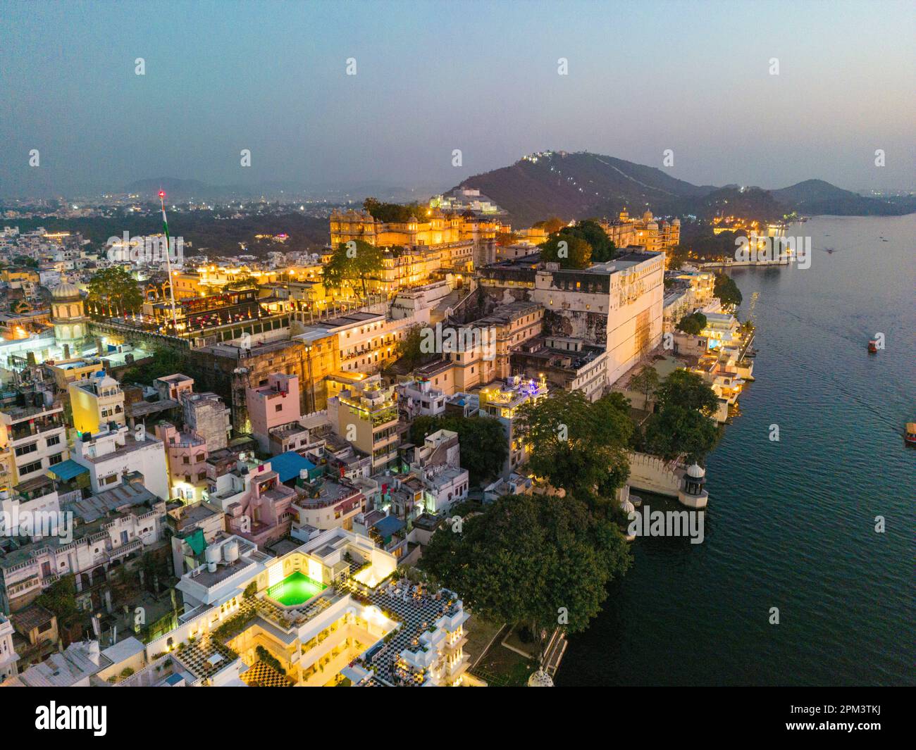India aerial view night hi-res stock photography and images - Alamy