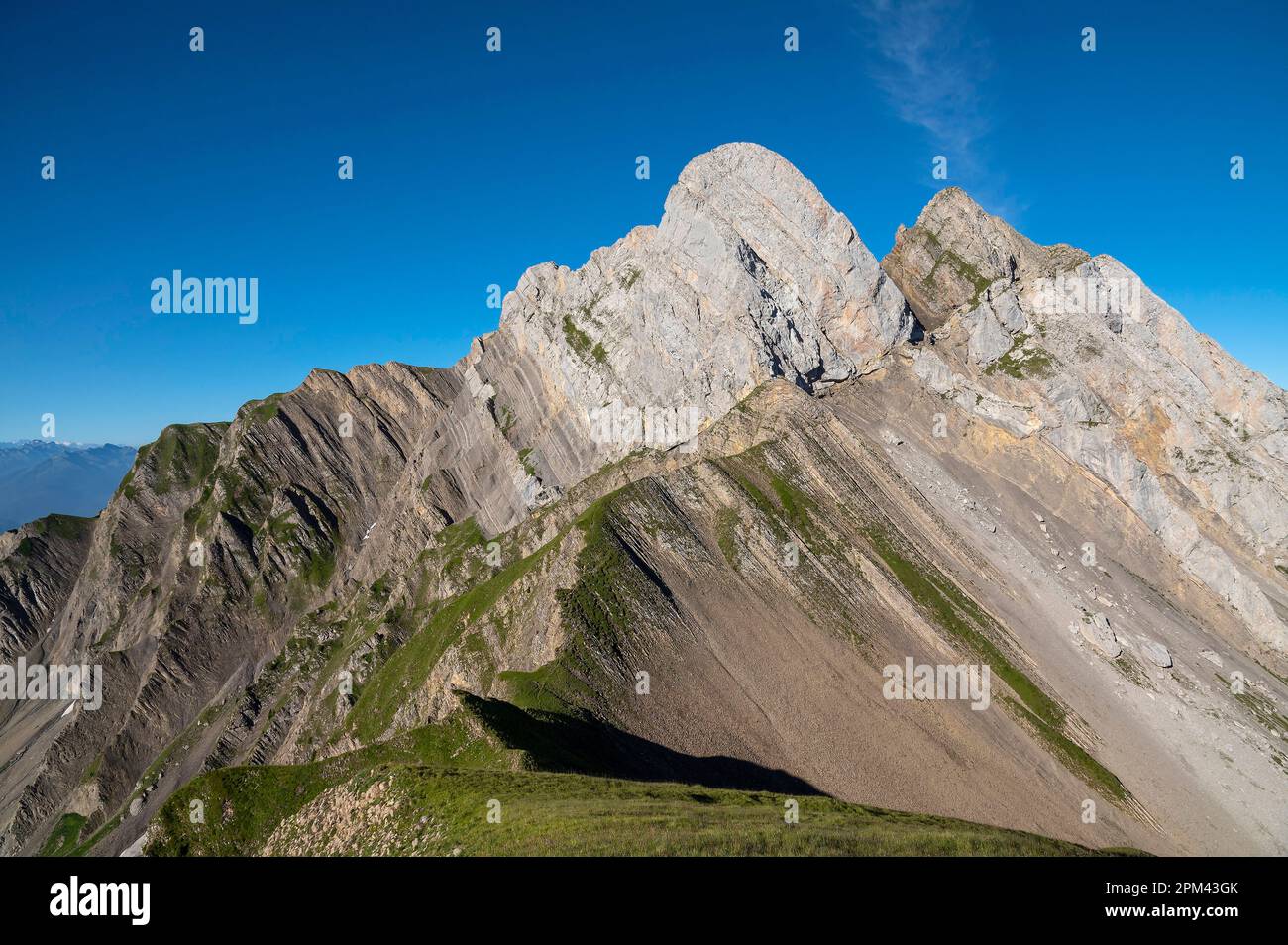 France, Haute Savoie, Aravis massif, Manigod valley, hike in the Combe