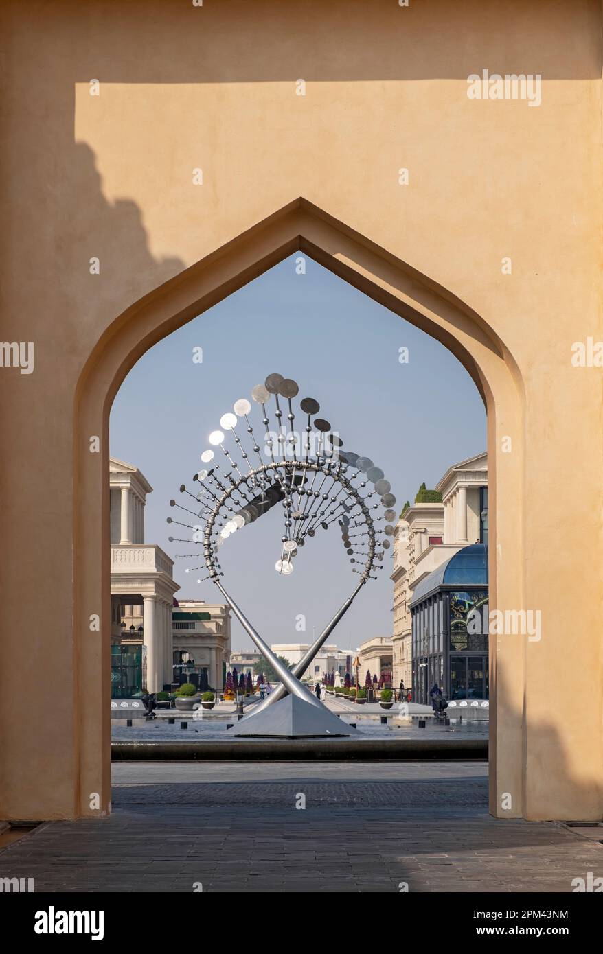 Water Fountain art Installation, Katara Cultural Village, Doha, Qatar