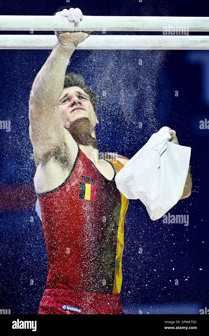 Antalya, Turkey. 11th Apr, 2023. Belgian Luka Van den Keybus pictured