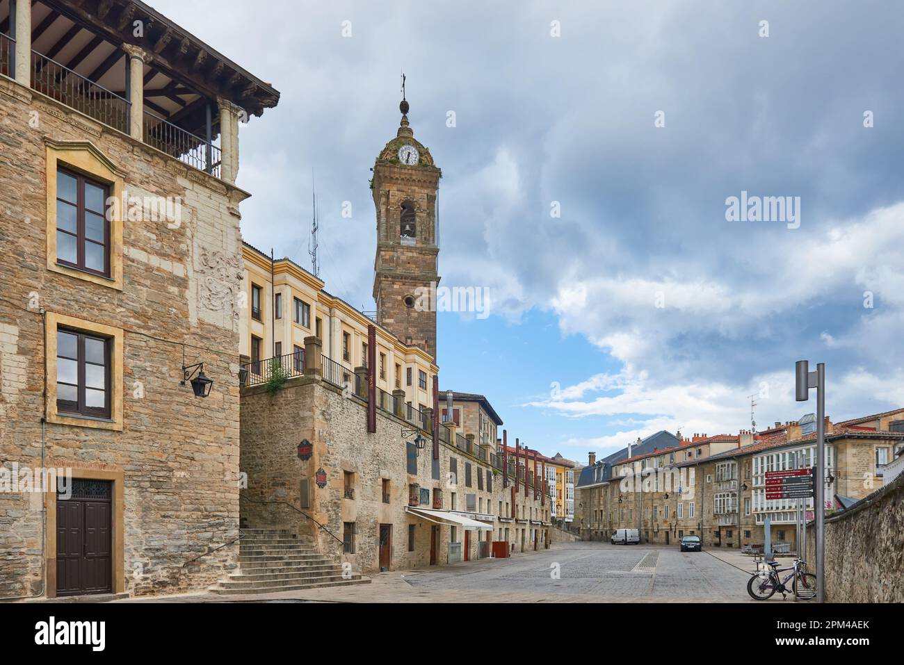 La Plaza del Machete, VitoriaGasteiz Stock Photo Alamy