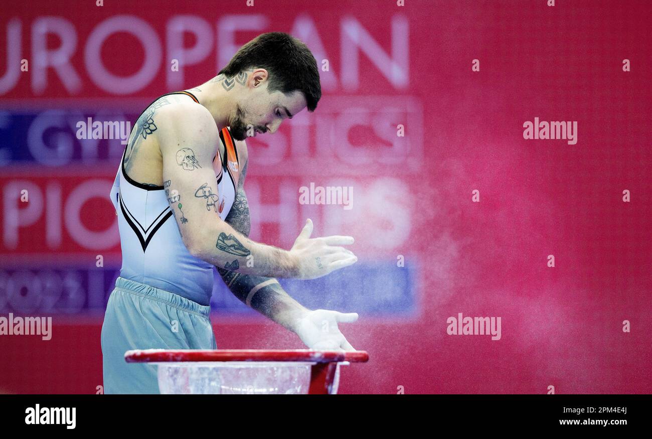 ANTALYA - Casimir Schmidt in action on the XXX section during the European  Championships in Antalya, Turkey. ANP IRIS VAN DEN BROEK netherlands out -  belgium out Stock Photo - Alamy